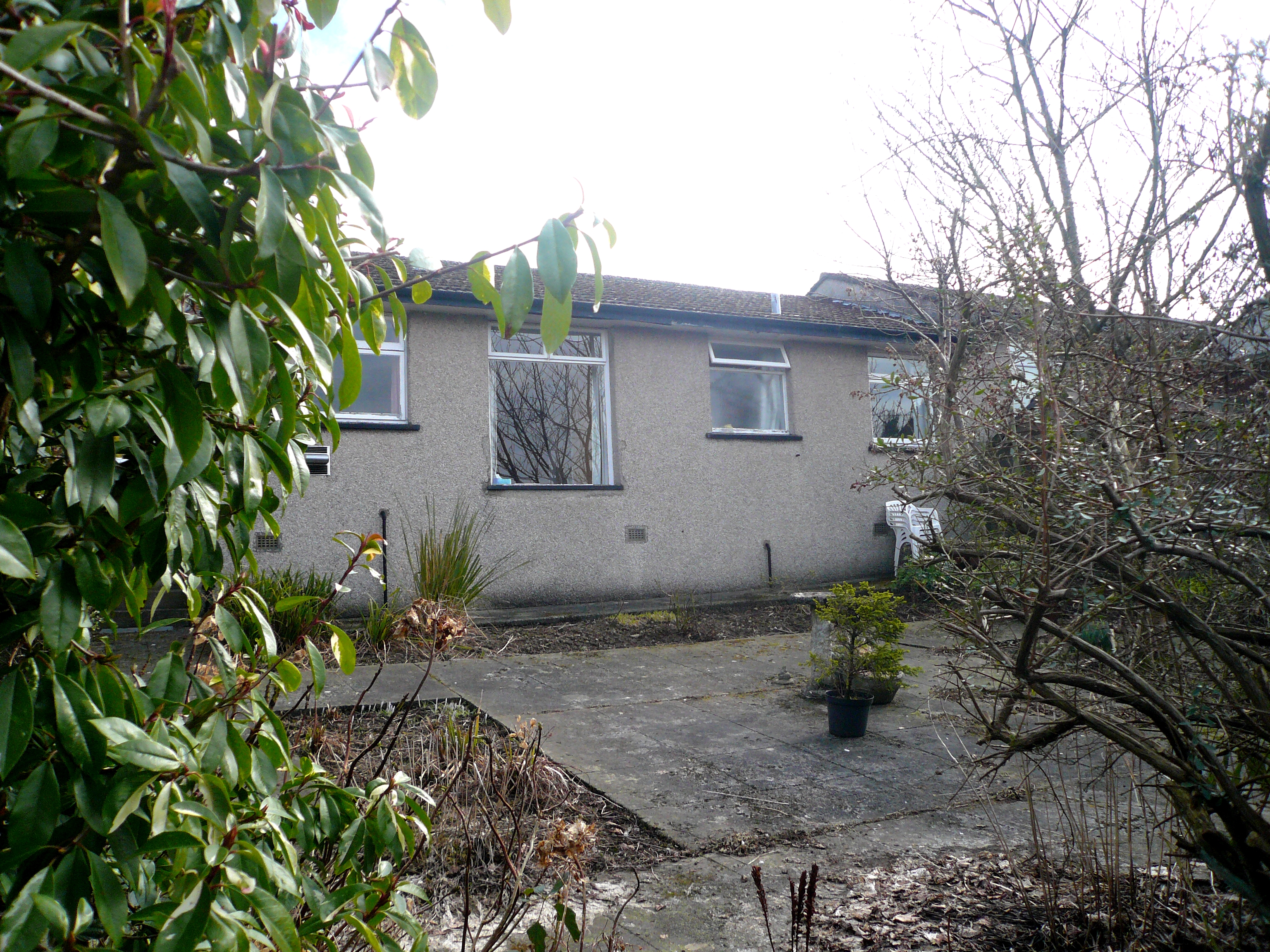 View from end of Garden - Before